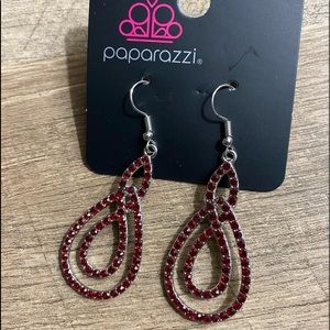 Sassy Sophisticated Red Earring